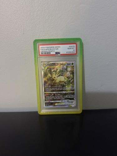 Leafeon VSTAR GG35/GG70 Crown Zenith Galarian Gallery Full Art Holo 2023