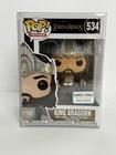 Funko Pop King Aragorn Barnes and Noble Lord of the Rings #534 w/ Protector NEW