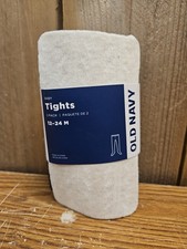 Old Navy Baby 12-24 M Tights 2 Pack 1 Black 1 White New With Tags