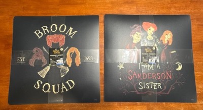 Hocus Pocus I Am A Sanderson Sister Broom Squad Foamback Placemats 15 x15  2 Pks