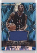 2016-17 Panini Spectra Catalysts Neon Blue 12/72 Jamal Crawford #17 h2o