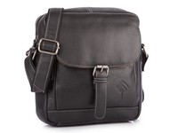 Ledertasche Herren Schwarz Groß UmhäNgetasche Schultertasche Mit Klappe
