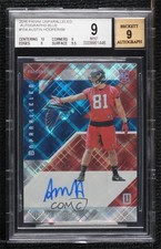 2016 Panini Unparalleled Rookie Blue /99 Austin Hooper #154 BGS 9 MINT Auto kn8