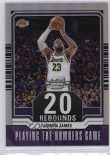 2023-24 Panini Contenders Optic Playing the Numbers Game LeBron James #19 12d4