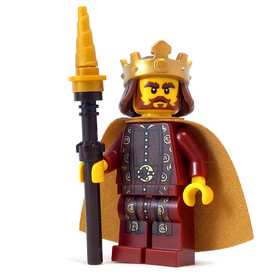 LEGO Castle King Nobleman Prince Knight Minifigure Kingdoms Classic Medieval CMF