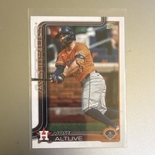 Topps 2023 Series 1 Jose Altuve Houston Astros Baseball Card #260 Base Set