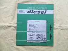 Tracteur RENAULT Super 5 D - Revue technique n°24 D de 1967
