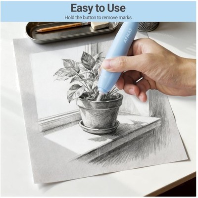 Rechargeable Electric Eraser with 140 Refills