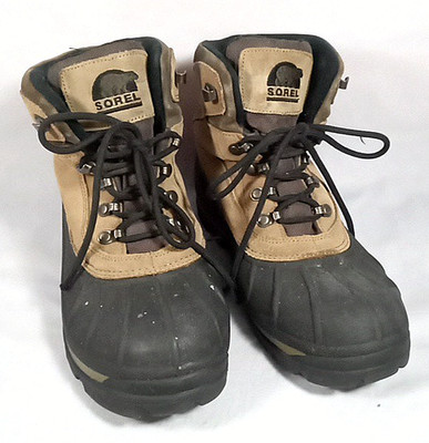 Sorel Cold Mountain Boots Mens 9 #NM1207-251 Thinsulate Waterproof Snow READ