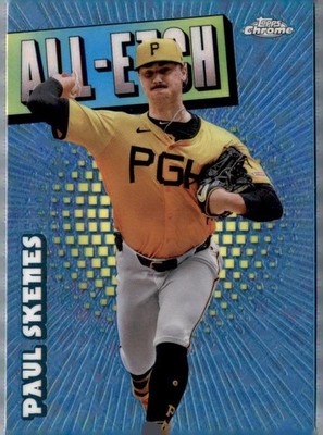 2025 Topps Chrome Logofractor Edition #CAE-18 Paul Skenes All Etch Refractors