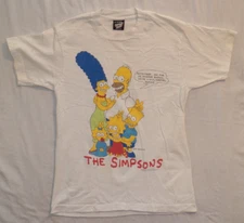 VTG SCREEN STARS BEST THE SIMPSONS PORTRAIT NICE NORMAL FAMILY T SHIRT MED 1990