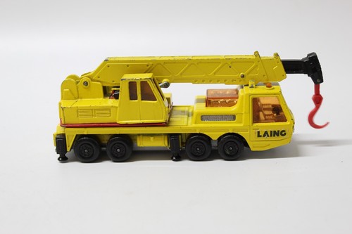 Matchbox Super kings LAING K-12 K-113 Hercules Mobile Crane Die-cast 1974 - Picture 4 of 8
