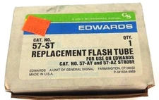 NIB GENERAL SIGNAL EDWARDS 57-ST REPLACEMENT FLASH TUBE 57ST