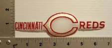 1-PCS CINCINNATI REDS (LONG)  (RED & WHITE)   VINTAGE EMBROIDERED PATCH
