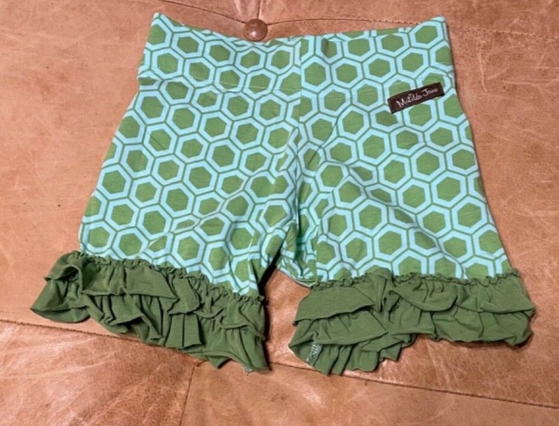 Matilda Jane Shorties Green Blue 8 EEUC