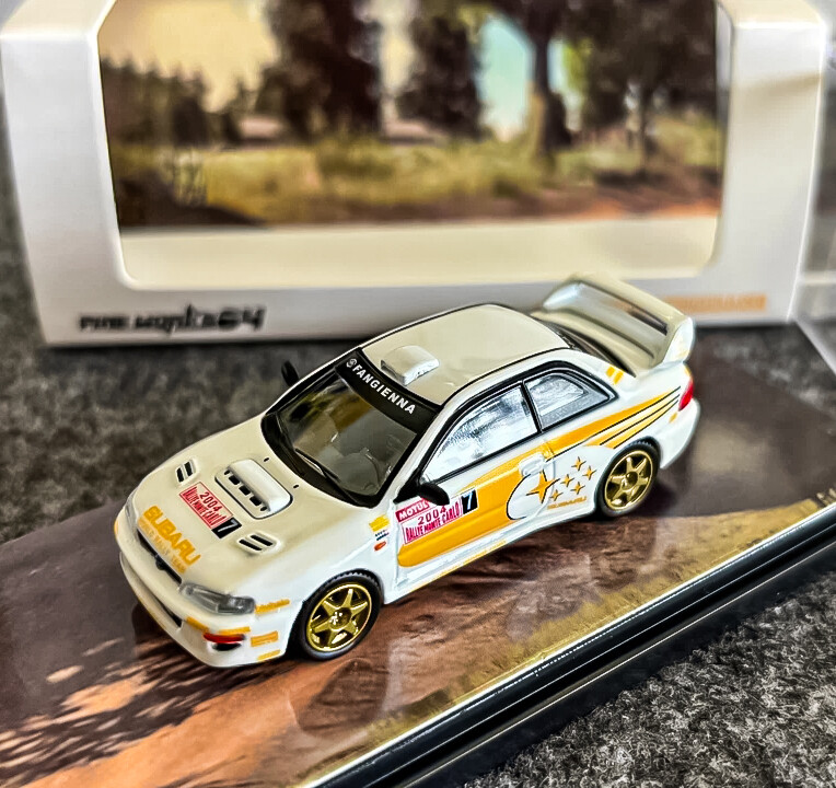 Fine works 64 FW 1:64 Subaru WRC Rally Champion Alloy Car Diecast Model