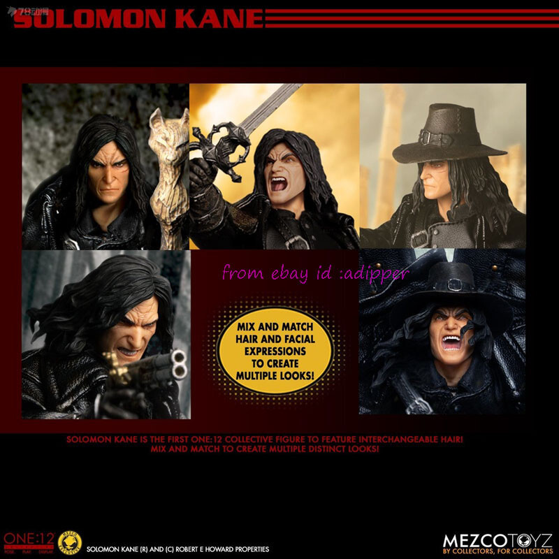 Perfect Mezco Toyz 1/12 Collective Solomon Kane Action Figure In