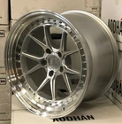 Aodhan DS08 19x9.5 +30 5x114.3 Silver Machined 19 Inch Wheels Set 4