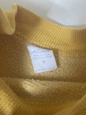 トップス 60's vintage sweat nowich Kids 1960s vintage Peanuts Charlie Brown Snoopy Sweatshirt Norwich