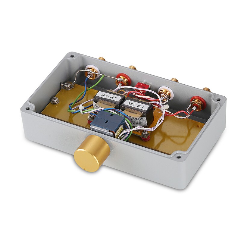 Passive HiFi Stereo Preamp Audio Booster Volume Controller for Power Amplifier
