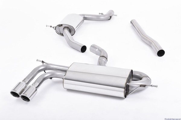 Milltek Auspuffanlage 70Mm 80Mm Jet Audi A3 SchräGheck Front (8P) 1.8TFSI 118Kw-image