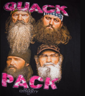 Duck Dynasty T-shirt Quack Pack TV Red unisex  Shirt Gift Family B262