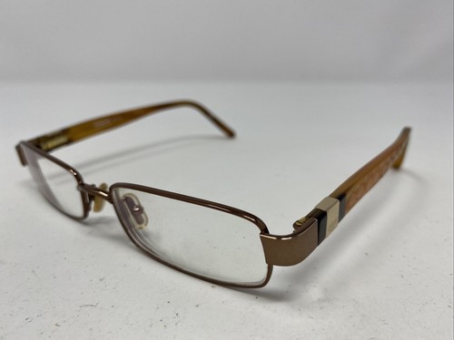 Coach BRITANY (214) SHINY TAN 50-16-135 Brown Full Rim Eyeglasses Frame -G93