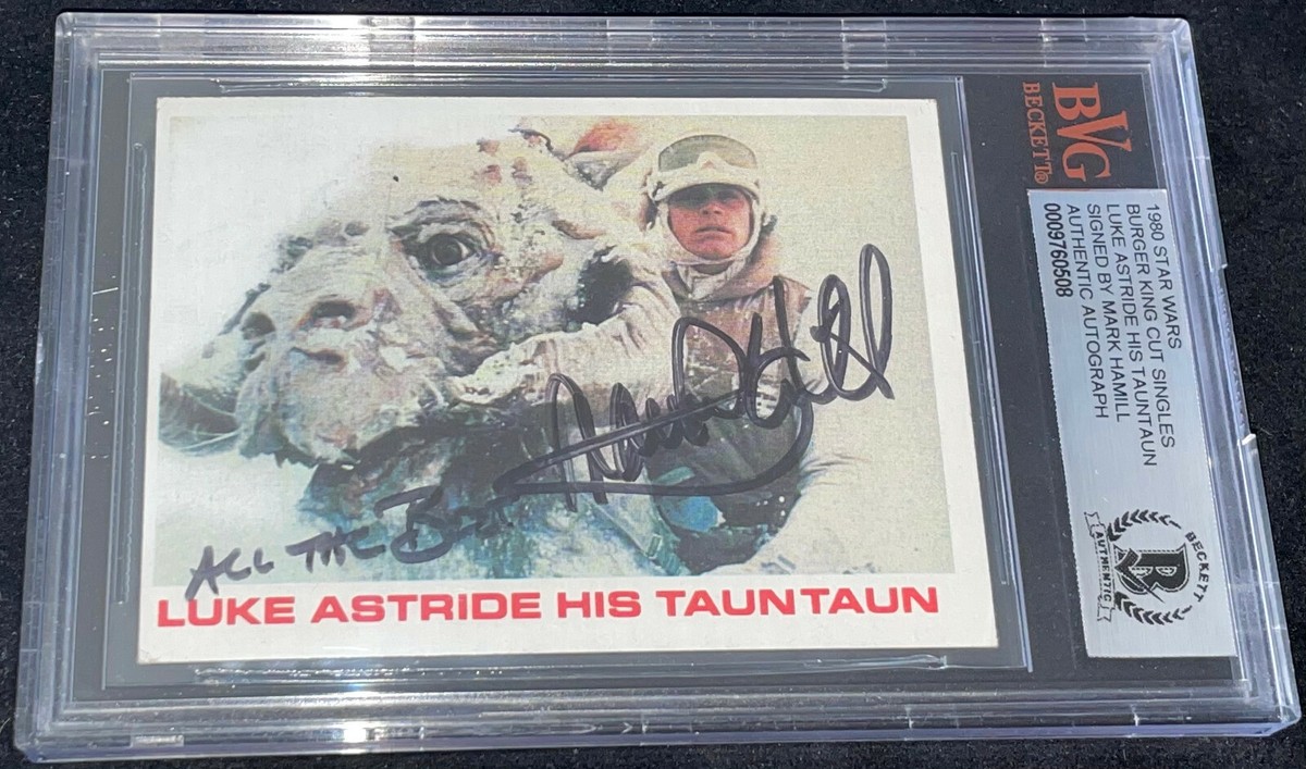 その他 Mark Hamill Auto starwars Mark Hamill Signed Autographed Star Wars Topps Rookie Card