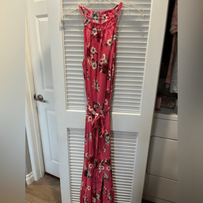 LOFT Zinnia halter maxi dress NWT
