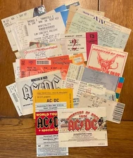 AC/DC Original Used Concert Tickets Choose from Dropdown List