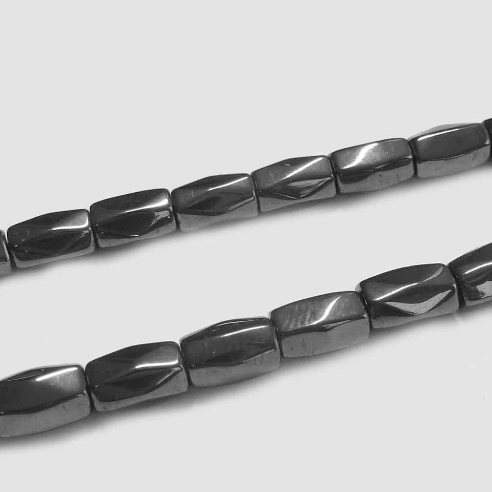 Magnetperlen Hämatitperlen 8x5 mm facettiert 48 Perlen Spacer nenad-design AN103 - Bild 4 von 4