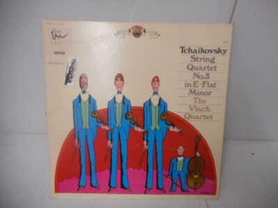 Tchaikovsky String Quartet No. 3 In E Flat Minor The Vlach Quartet LP Vinyl