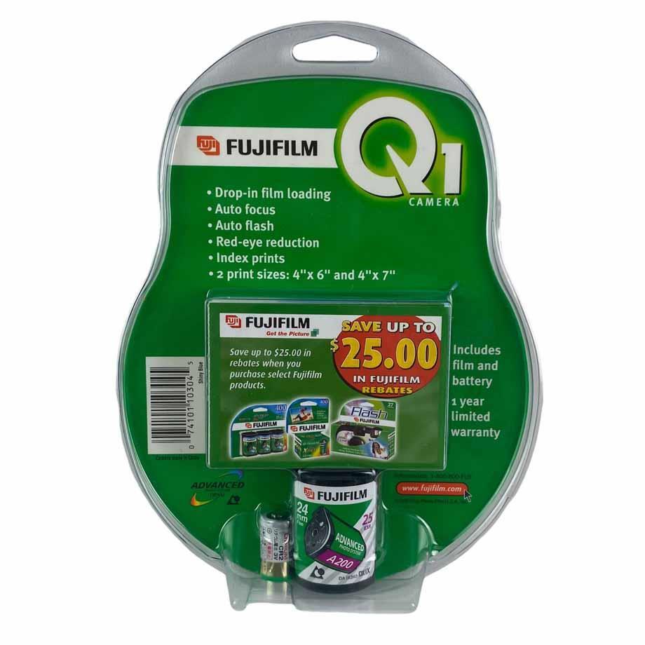 Appareil Photo Vintage Fujifilm Nexia Q1 - Argenté - Avec Boîte Et Notice (Occasion)