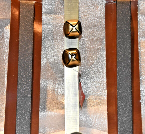 3-Wreath Hanger, 2-12" 1-14"w/Bells Wreath Hangers for Front/Out Door, Over Door - Picture 3 of 8