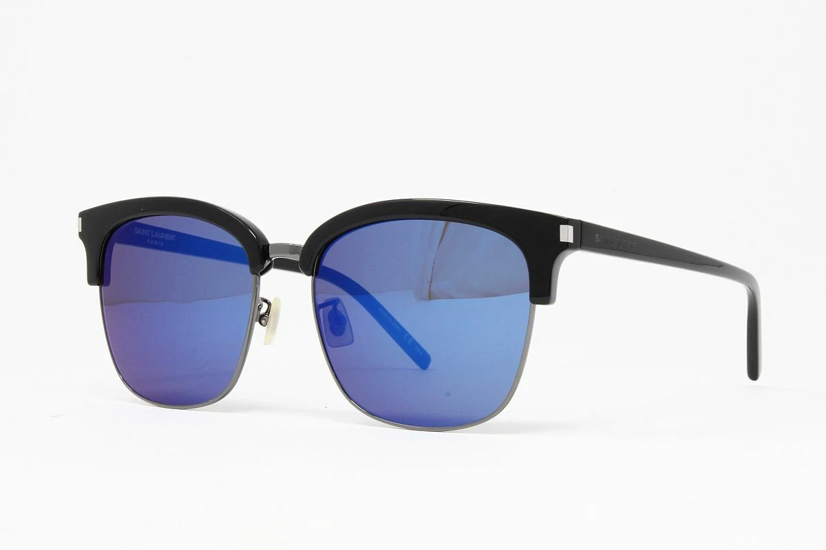 Saint Laurent Blue Blue Sunglasses for Men for sale | eBay