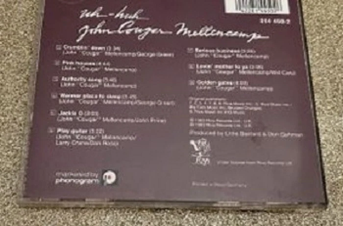 John Cougar Mellencamp – Uh-Huh - [CD] - absolut neuwertig! - Bild 2 von 2