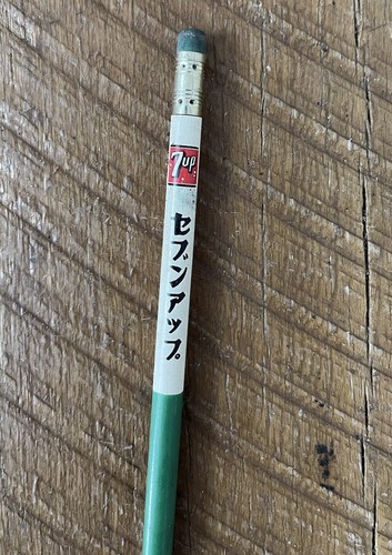 Vintage 7up Advertising Pencil Unused Japanese Chinese Oriental Japan China 7 Up - Picture 2 of 3