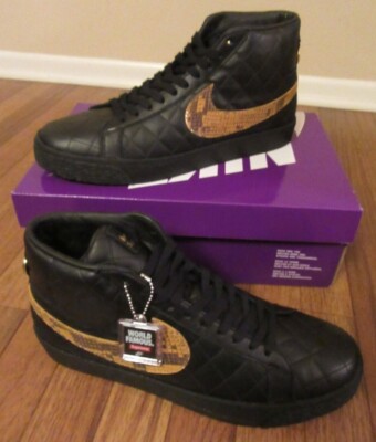 Supreme Nike SB Zoom Blazer Mid QS Size 11 Black DV5078 001 New NIB DS FW22 2022