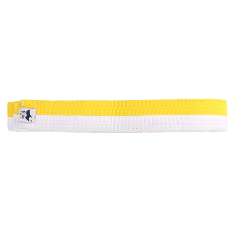 Professional Double Wrap Martial Arts Belt with Stripe for Taekwondo Judo Karate