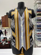 NEW Creme De Silk Mens Vest Fashion 100 Silk Soft Touch Premium Multi Color USA