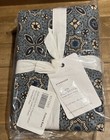Pottery Barn Auden Pick-Stitch Handcrafted Reversible Quilted Standard Sham Blue