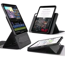 iPad Pro 13 Inch Case M4 2024 BLACK , Rotating Case Removable Magnetic Cover