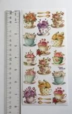 Violette Collection - ROSIE TEATIME - 1 Sheet of NEW RELEASE Stickers #C221