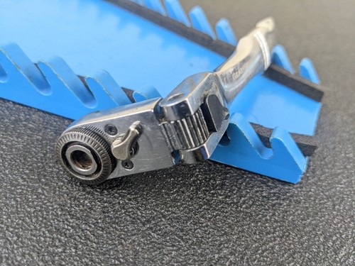 #bj735 Gearwrench 1/4" Dr 72 Tooth Quick Release Locking Flex Ratchets 81025 - Picture 14 of 15