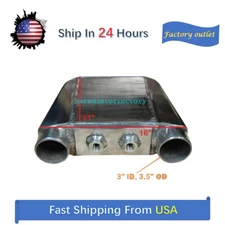 16.5"x13"x4.5" Air to Aluminum Core Liquid Water Intercooler A/W IC 3.5" in/out
