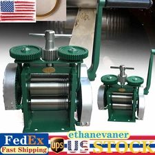 Manual Combination Rolling Mill Machine Jewelry Press Making Flake & Round Wire