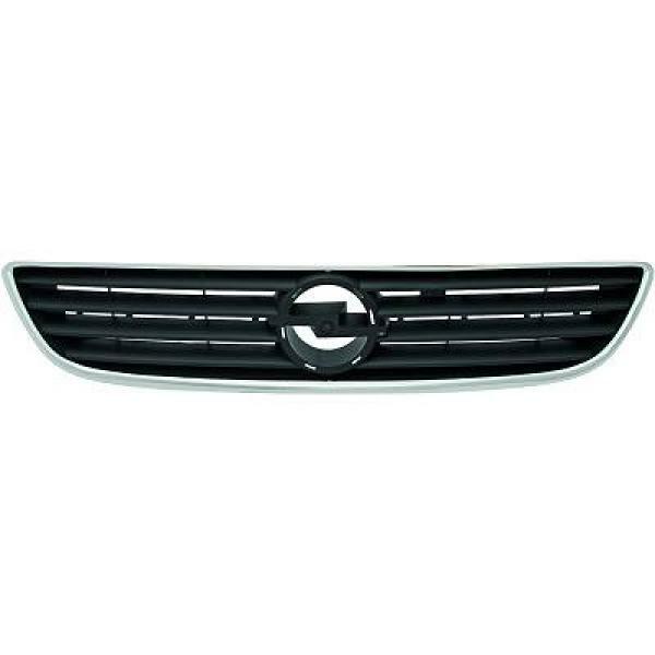 KüHlergrill Passend FüR Opel Zafira Baujahr 1999-2005 Chrom/Schwarz-image