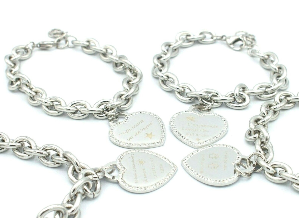Acquista Bracciale da donna Efrain in taglio Cuore 0.3 Carati , Oro