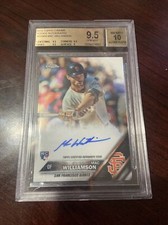 2016 Topps Chrome Mac Williamson Autograph Auto BGS 9.5 Giants