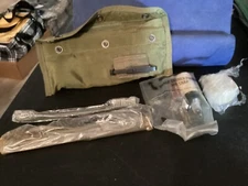 Green Carrying Case with Gun Cleaning Set in it